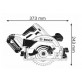 BOSCH GKS 18V-57 G ripzāģis 2x4 Ah L-Boxx